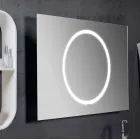 Specchio Bagno da Parete con Illuminazione LED - Dotta Viadurini