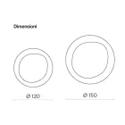 Specchio Bronzo con Cornice in Vetro Fuso Fumè Made in Italy - Anselma Viadurini