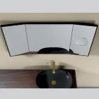 Specchio con 2 Lati Mobili e Specchio Ingranditore Made in Italy - Nelson Viadurini