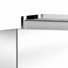 Specchio con Contenitore da Parete a 3 Ante Moderno con Ripiani Interni - Bramo Viadurini