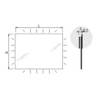 Specchio con Retroilluminazione d'Ambiente Made in Italy - Gogh Viadurini