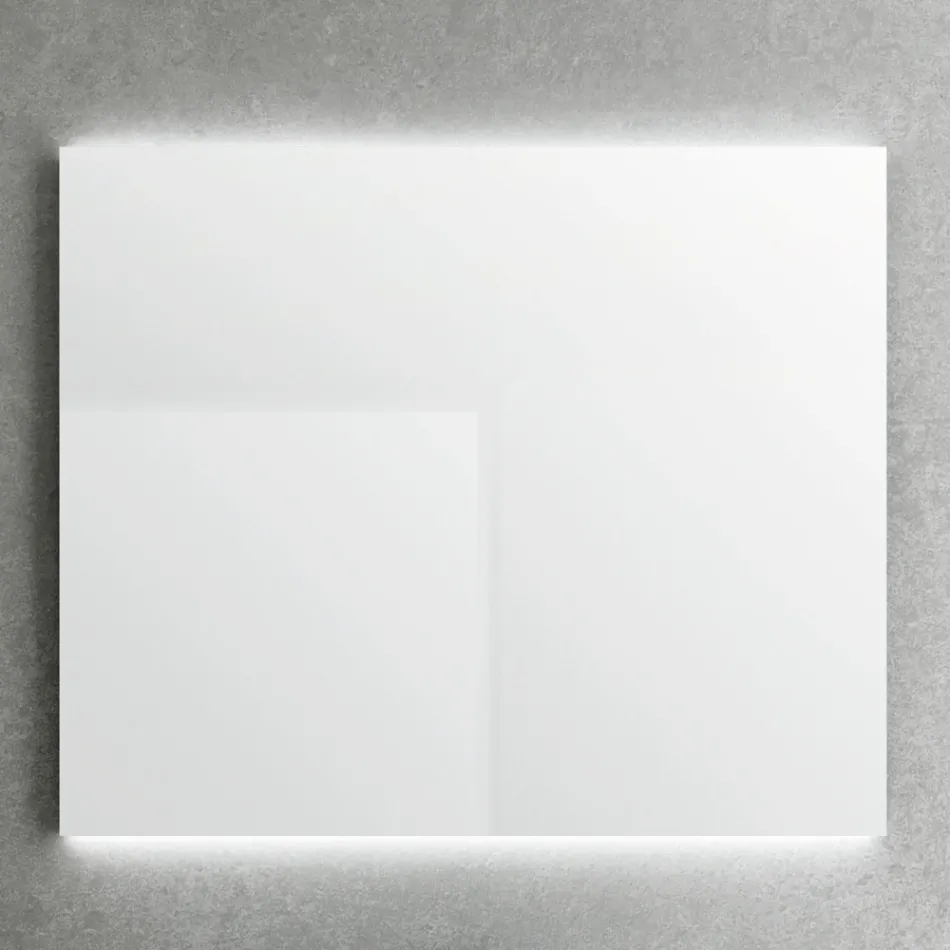 Specchio con Retroilluminazione sui Lati Orizzontali Made in Italy - Sigmund Viadurini