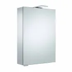 Specchio Contenitore a Parete con Anta Battente e Illuminazione LED - Cricco Viadurini