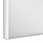 Specchio Contenitore da Incasso Moderno in Alluminio Verniciato Argento - Demon Viadurini