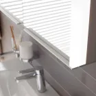 Specchio Contenitore da Incasso Moderno in Alluminio Verniciato Argento - Demon Viadurini