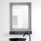 Specchio Contenitore Da Parete in Plexiglass Tre Colori Made in Italy - Kiran Viadurini
