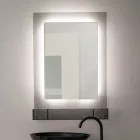 Specchio Contenitore Da Parete in Plexiglass Tre Colori Made in Italy - Kiran Viadurini