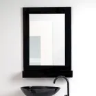 Specchio Contenitore Da Parete in Plexiglass Tre Colori Made in Italy - Kiran Viadurini