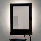 Specchio Contenitore Da Parete in Plexiglass Tre Colori Made in Italy - Kiran Viadurini