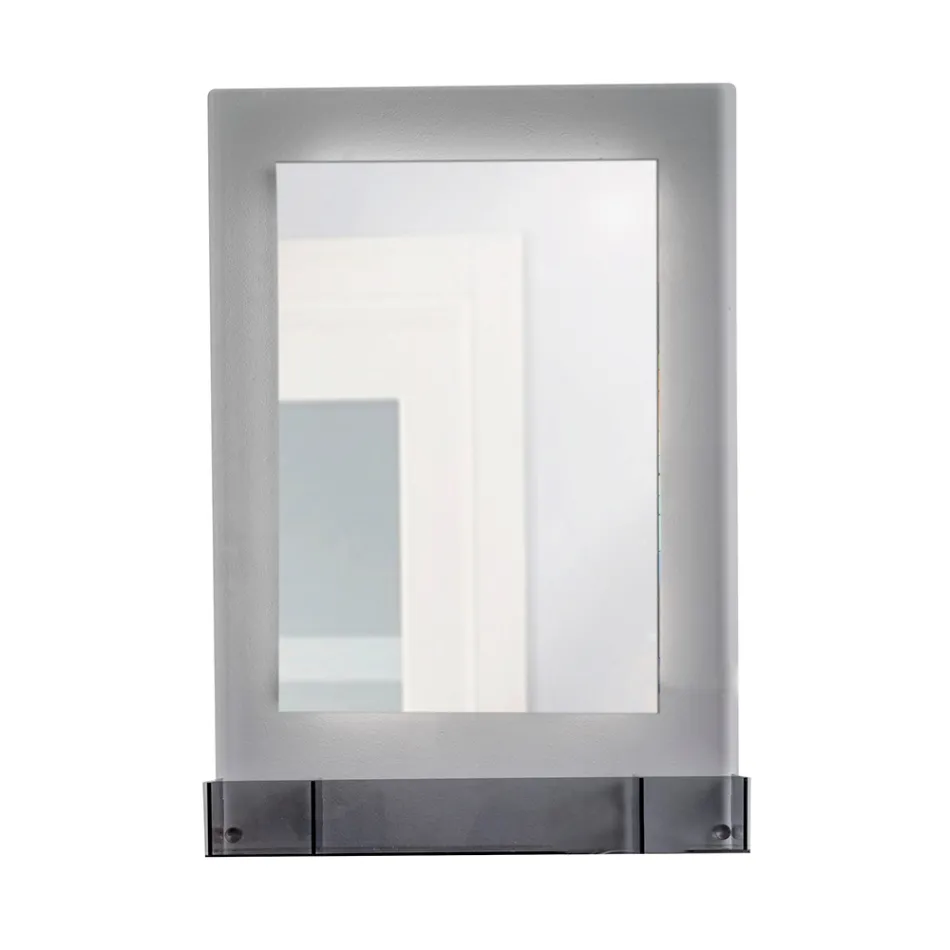 Specchio Contenitore Da Parete in Plexiglass Tre Colori Made in Italy - Kiran Viadurini