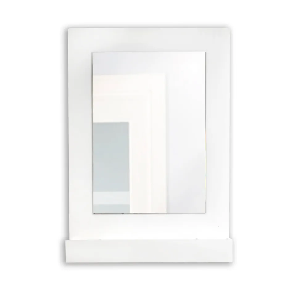 Specchio Contenitore Da Parete in Plexiglass Tre Colori Made in Italy - Kiran Viadurini