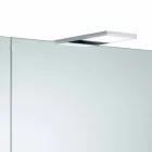 Specchio Contenitore da Parete Moderno con 2 Ante e Illuminazione LED - Cricco Viadurini