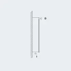 Specchio contenitore illuminazione LED a 3 ante,design moderno, Carol  Viadurini