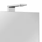 Specchio Contenitore Moderno con 3 Ante in Cristallo e 3 Luci LED - Maxi Viadurini