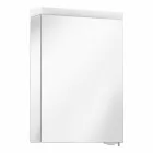 Specchio Contenitore Moderno con Anta Battente e Illuminazione LED - Alfio Viadurini