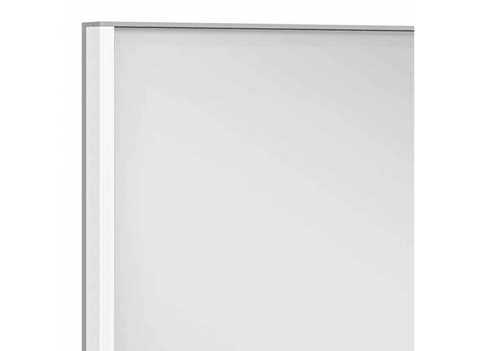 Specchio Contenitore Moderno da Incasso con Luce LED e Tastierino Touch - Demon Viadurini