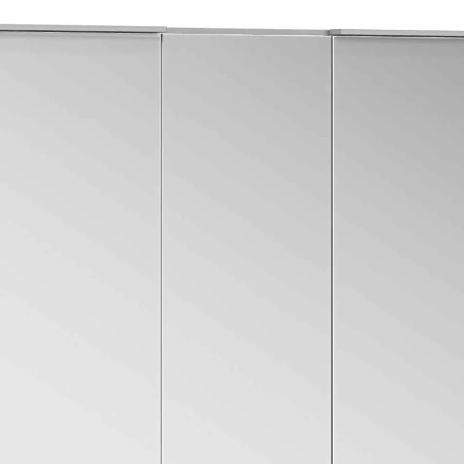 Specchio Contenitore Moderno da Incasso con Luce LED e Tastierino Touch - Demon Viadurini