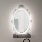 Specchio Contenitore Retroilluminato in Plexiglass Made in Italy - Leira Viadurini