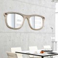 Specchio d'arredo da parete a forma di occhiale decorato a mano Glass