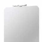 Specchio da Bagno a Parete con Lampada LED Design Moderno Made in Italy - Guido Viadurini