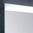 Specchio da bagno con illuminazione LED design moderno Yvone   Viadurini