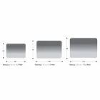 Specchio da Bagno Stondato con Retroilluminazione LED Made in Italy - Pato Viadurini