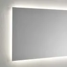 Specchio da Muro con Retroilluminazione LED sui 4 Lati Made in Italy - Romio Viadurini