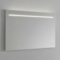 Specchio da Muro Moderno con Luce LED e Telaio in Acciaio Made in Italy - Yutta
