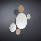 Specchio da muro rotondo di design modeno fatto in Italia ADDO Viadurini