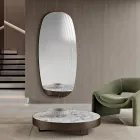 Specchio da Parete con Incisioni Realizzato in Italia - Arabella Viadurini