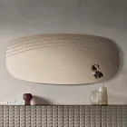 Specchio da Parete con Incisioni Realizzato in Italia - Arabella Viadurini