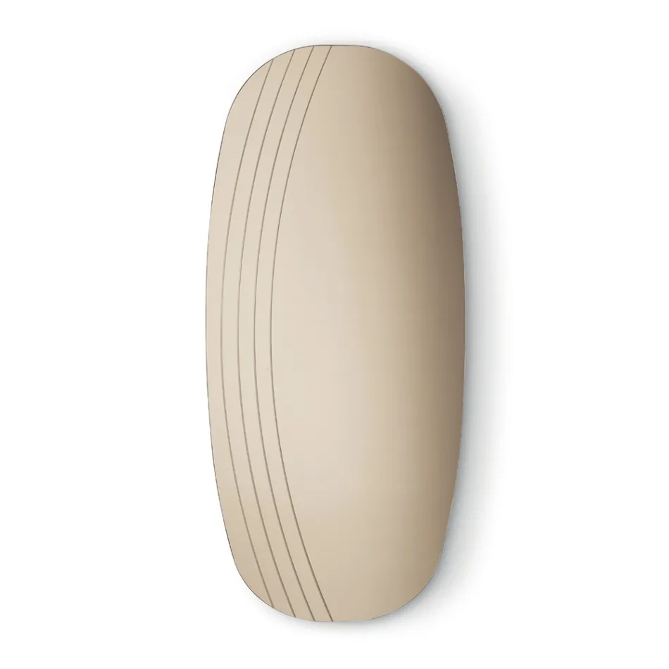 Specchio da Parete con Incisioni Realizzato in Italia - Arabella Viadurini