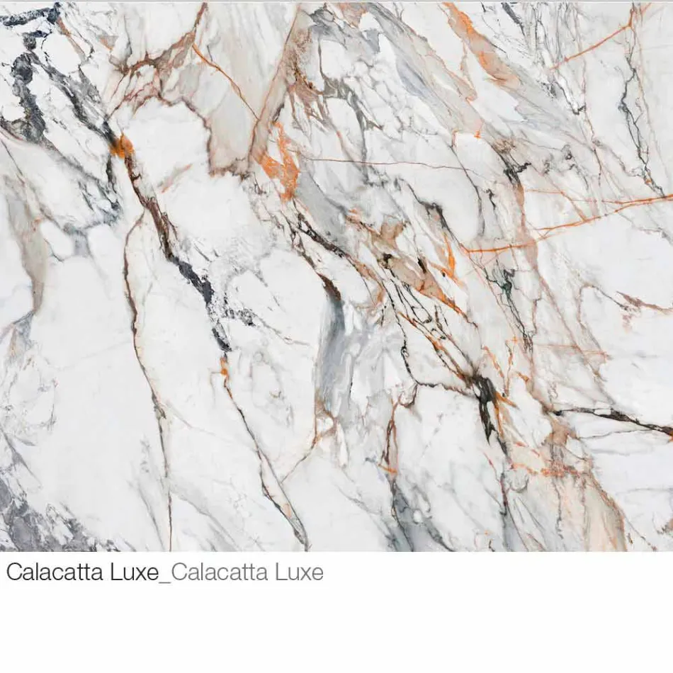 Specchio da Parete con Inserto in Legno o Ceramica Made in Italy - Montecarlo Viadurini