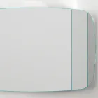 Specchio da Parete con Struttura in Legno Verniciato Nero Made in Italy - Arya Viadurini