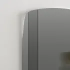 Specchio da Parete con Struttura in Legno Verniciato Nero Made in Italy - Arya Viadurini