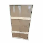 Specchio da Parete con Telaio in Alluminio e Luce LED Made in Italy - Chik Viadurini