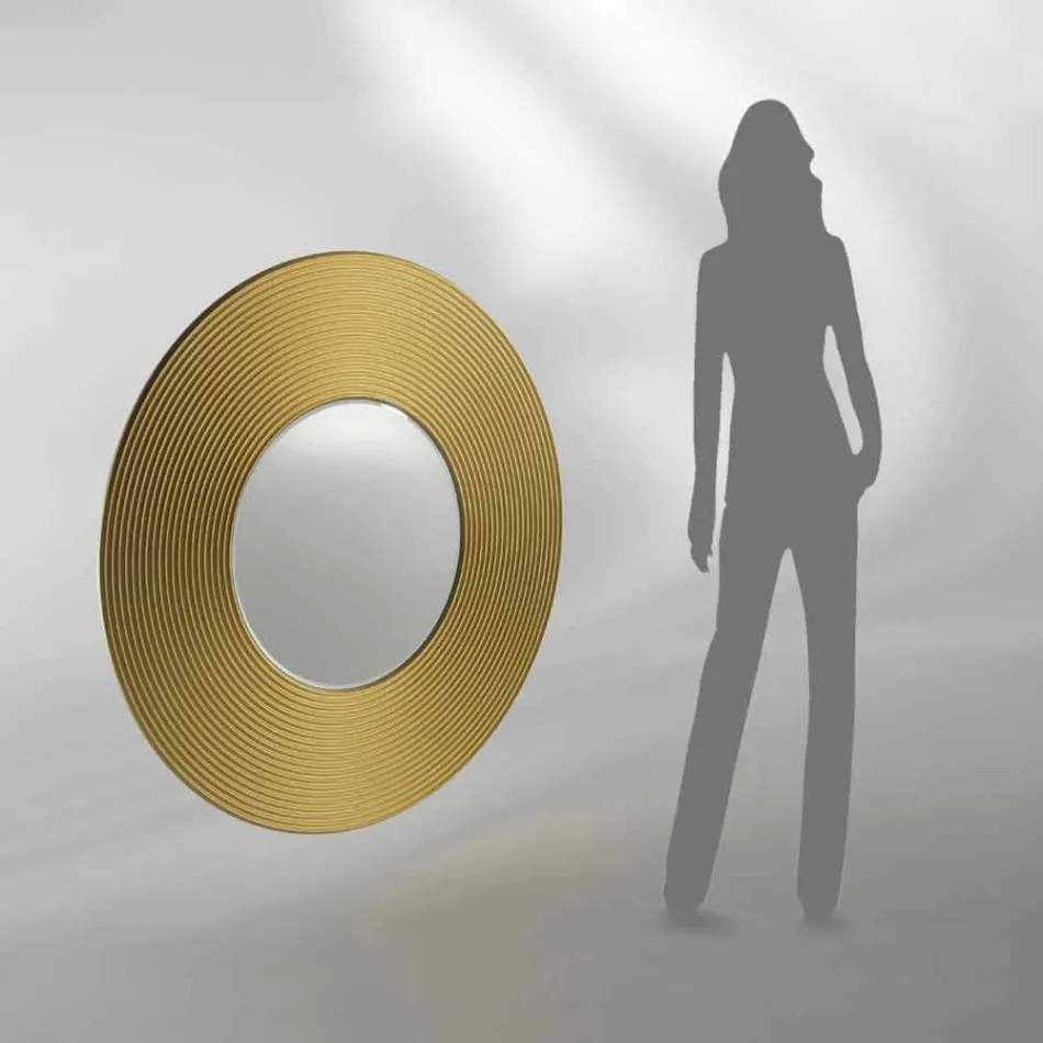 Specchio da parete dal design moderno Malva,diversi colori disponibili Viadurini