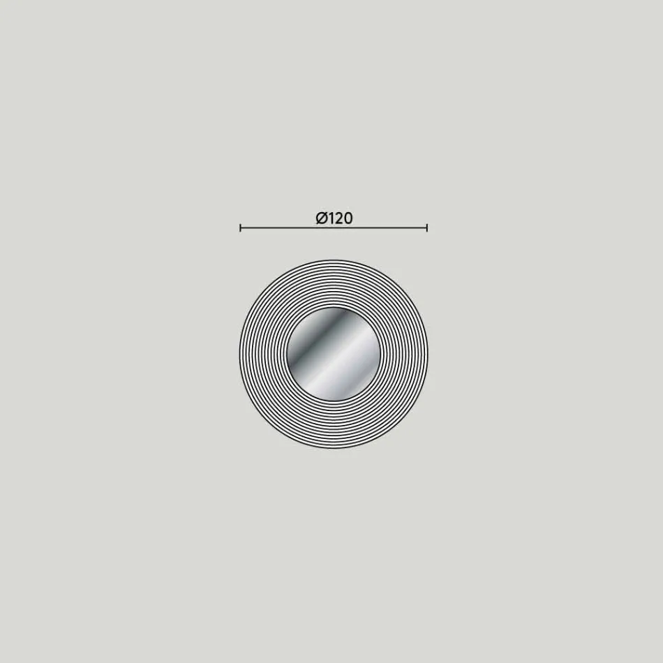 Specchio da parete dal design moderno Malva,diversi colori disponibili Viadurini