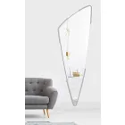 Specchio da Parete Decorativo Lungo Design Moderno a Sbalzo in 4 Colori - Spino Viadurini