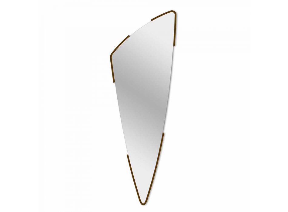 Specchio da Parete Decorativo Lungo Design Moderno a Sbalzo in 4 Colori - Spino Viadurini