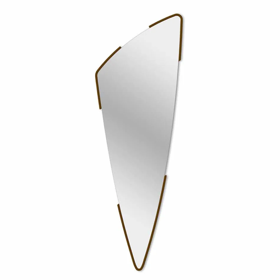 Specchio da Parete Decorativo Lungo Design Moderno a Sbalzo in 4 Colori - Spino Viadurini