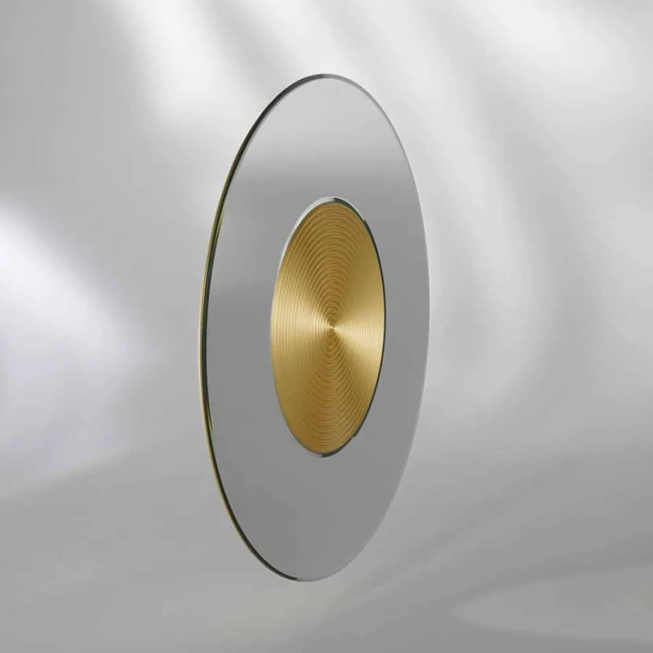 Specchio da parete di design con supporto in MDF Malva Viadurini