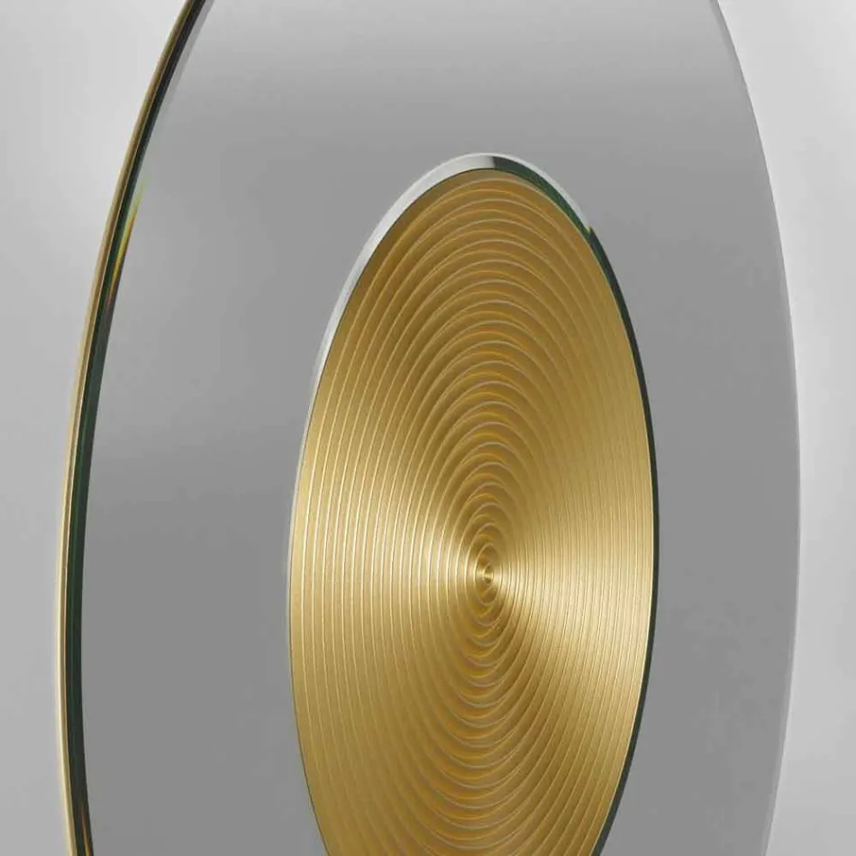 Specchio da parete di design con supporto in MDF Malva Viadurini