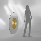 Specchio da parete di design con supporto in MDF Malva Viadurini