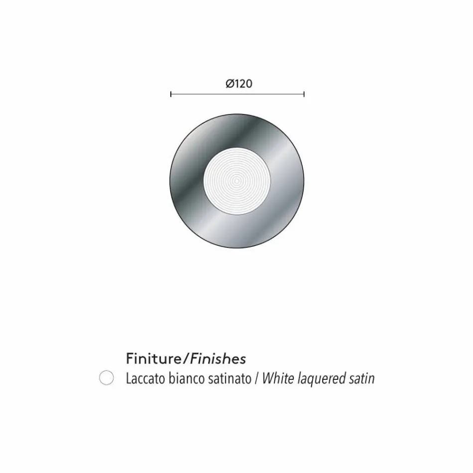 Specchio da parete di design con supporto in MDF Malva Viadurini