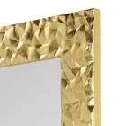 Specchio da Parete in Legno Decorato a Mano Realizzato in Italia - Niagara Viadurini