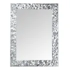 Specchio da Parete in Legno Decorato a Mano Realizzato in Italia - Niagara Viadurini