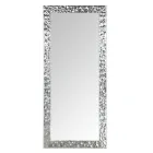 Specchio da Parete in Legno Decorato a Mano Realizzato in Italia - Niagara Viadurini