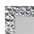 Specchio da Parete in Legno Decorato a Mano Realizzato in Italia - Niagara Viadurini