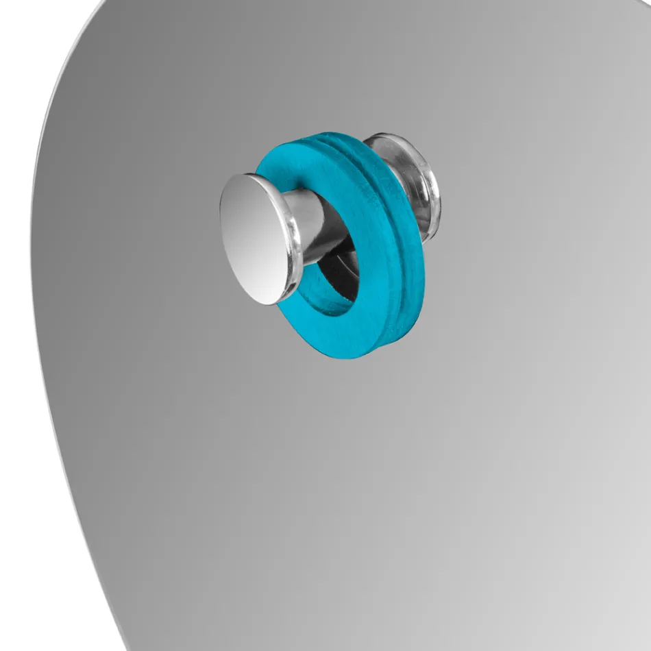 Specchio da Parete Rotondo Molato Design Semplice Made in Italy - Odile  Viadurini